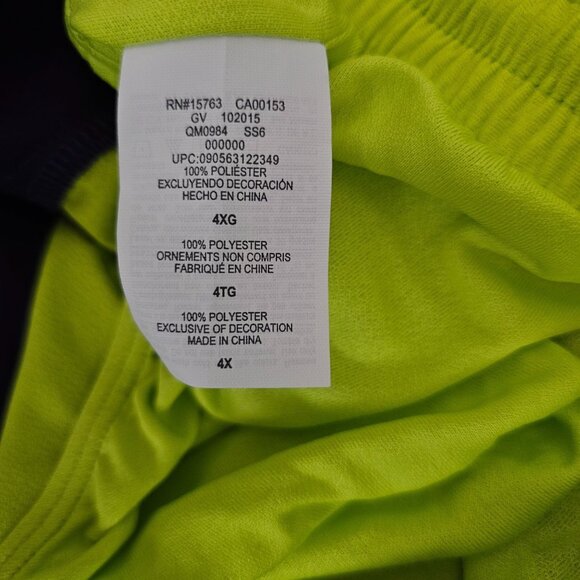 Champion Women's Purple/Yellow VAPOR Performance Athletic Running Shorts Size 4X - Picture 8 of 11